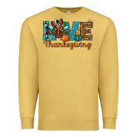 Antique Gold love thanksgivings turkey Premium Sweatshirt - RanaPortraitStore