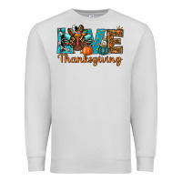Dove Grey love thanksgivings turkey Premium Sweatshirt - RanaPortraitStore