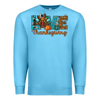 Ocean Blue love thanksgivings turkey Premium Sweatshirt - RanaPortraitStore