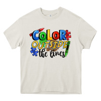 Color Outside The Lines Heavy Core Tee | Teevron