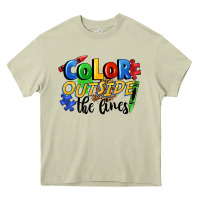 Mossy Color outside the lines Heavy Core Tee - FaDigitalArtStudio