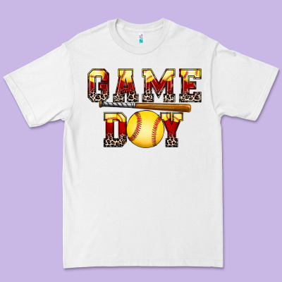 Game Day Softball Premium Tee Designed By Fadigitalartstudio