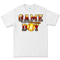 White game day softball Premium Tee - FaDigitalArtStudio
