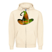 Sandshell leopard witch hat Zipper Hoodie - Jasminsmagicworld