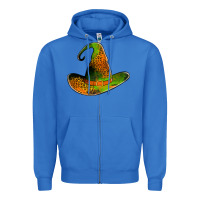 True Royal leopard witch hat Zipper Hoodie - Jasminsmagicworld