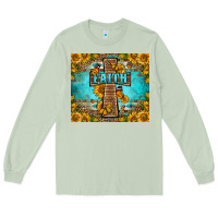 Matcha Western Faith Cross Butterfly Long Sleeve Tee - LillyAllenDesigns