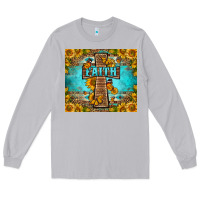 Moon Dust Western Faith Cross Butterfly Long Sleeve Tee - LillyAllenDesigns