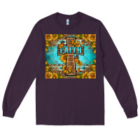 Plum Western Faith Cross Butterfly Long Sleeve Tee - LillyAllenDesigns