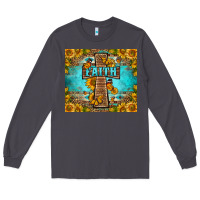 Smoke Western Faith Cross Butterfly Long Sleeve Tee - LillyAllenDesigns