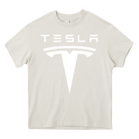 Cream small car design Heavy Core Tee - DesigneFamous