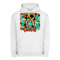 Pigment Lunar Rock taurus turquoise cowhide Urban Hoodie - RanaPortraitStore
