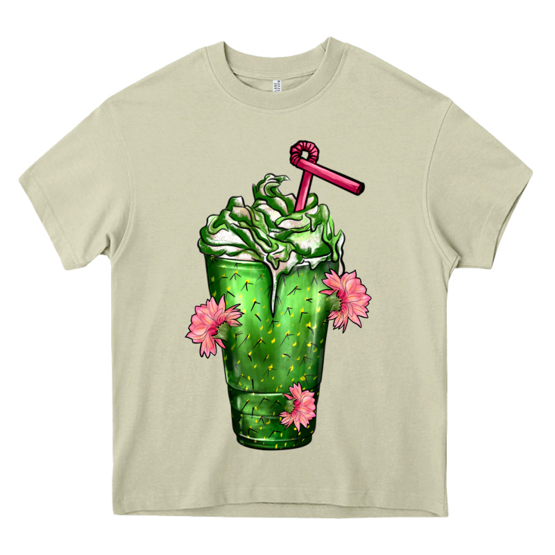 Western Cactus Cold Frappe Heavy Core Tee by FaDigitalArtStudio | Teevron