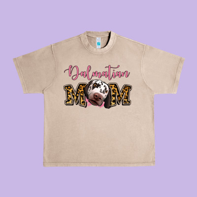 Dalmatian Mom Urban Heavy Tee Designed By Jasminsmagicworld