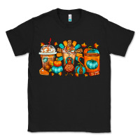 Black Thanksgiving Coffee Cups Classic Tee - FaDigitalArtStudio