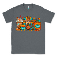 Charcoal Heather Thanksgiving Coffee Cups Classic Tee - FaDigitalArtStudio