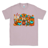Lilac Thanksgiving Coffee Cups Classic Tee - FaDigitalArtStudio