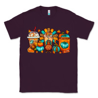 Plum Thanksgiving Coffee Cups Classic Tee - FaDigitalArtStudio