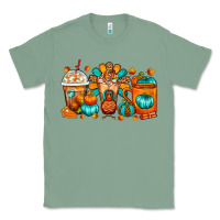 Sage Thanksgiving Coffee Cups Classic Tee - FaDigitalArtStudio