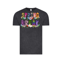Vintage Black SPRING BREAK Vintage Tee - CowhideDigitalArt