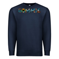 Navy gammie sunflower cowhide Premium Sweatshirt - Jasminsmagicworld