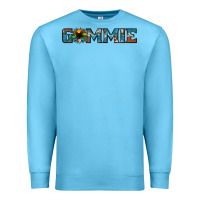Ocean Blue gammie sunflower cowhide Premium Sweatshirt - Jasminsmagicworld