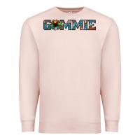 Pale Pink gammie sunflower cowhide Premium Sweatshirt - Jasminsmagicworld