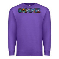 Purple gammie sunflower cowhide Premium Sweatshirt - Jasminsmagicworld