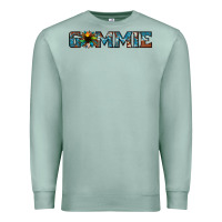 Seafoam gammie sunflower cowhide Premium Sweatshirt - Jasminsmagicworld