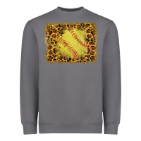 Storm watercolor glitter leopard softball background Heavyweight Sweatshirt - RanaPortraitStore