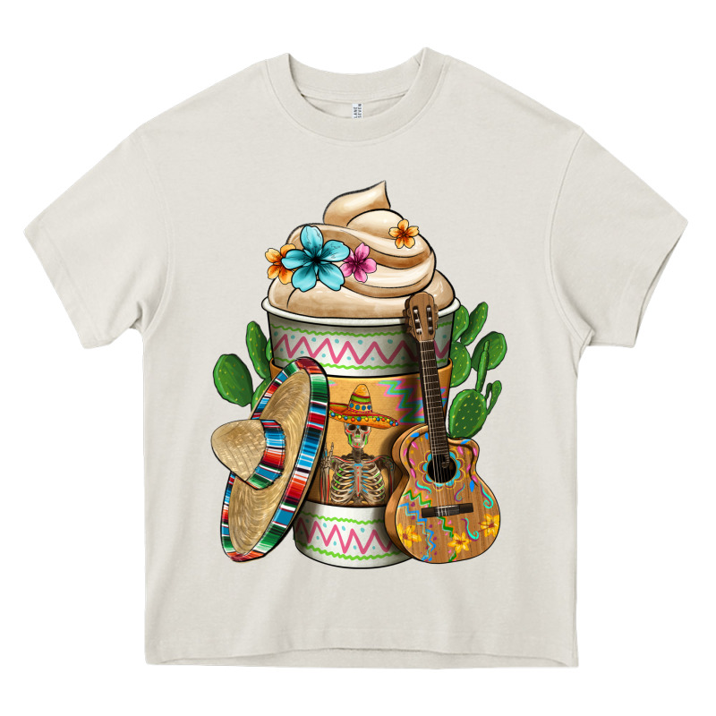 Mexican Hot Coffee Cup Heavy Core Tee by FaDigitalArtStudio | Teevron