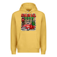 Antique Gold small town christmas Premium Hoodie - BarkalooDesign