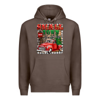 Coffee small town christmas Premium Hoodie - BarkalooDesign