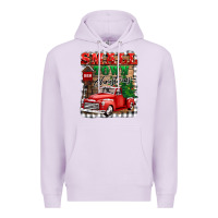 Lilac small town christmas Premium Hoodie - BarkalooDesign