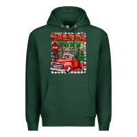 Sports Green small town christmas Premium Hoodie - BarkalooDesign