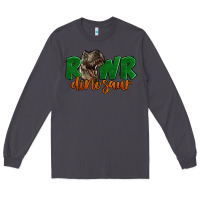 Smoke Rawr Dinosaur Long Sleeve Tee - LillyAllenDesigns