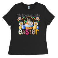Black Oh For Peeps Sake Easter Ladies Tee - CowhideDigitalArt