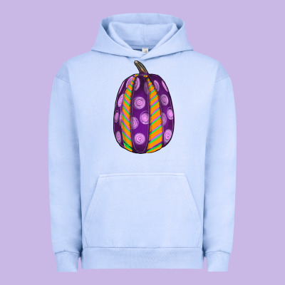 Watercolor Halloween Pumpkin Urban Hoodie Designed By Ranaportraitstore