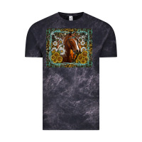 Cloud Black Western Horse Mouse Pad Vintage Tee - CowhideDigitalArt