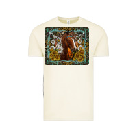 Vintage Arctic Western Horse Mouse Pad Vintage Tee - CowhideDigitalArt