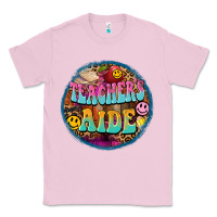 Bubblegum Pink western groovy teachers aide Classic Tee - BarkalooDesign