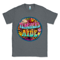 Charcoal Heather western groovy teachers aide Classic Tee - BarkalooDesign