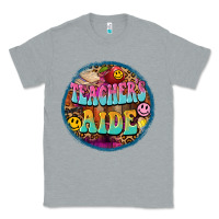 Heather Grey western groovy teachers aide Classic Tee - BarkalooDesign