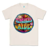Natural western groovy teachers aide Classic Tee - BarkalooDesign