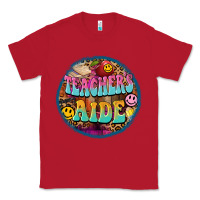 Red western groovy teachers aide Classic Tee - BarkalooDesign