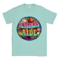 Seafoam western groovy teachers aide Classic Tee - BarkalooDesign