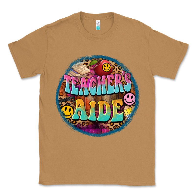Western Groovy Teachers Aide Classic Tee by BarkalooDesign | Teevron