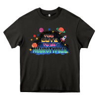 Asphalt Too cute to be neurotypical Heavy Core Tee - FaDigitalArtStudio