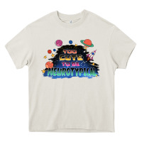 Cream Too cute to be neurotypical Heavy Core Tee - FaDigitalArtStudio