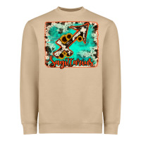 Mushroom Sagittarius turquoise cowhide Heavyweight Sweatshirt - RanaPortraitStore