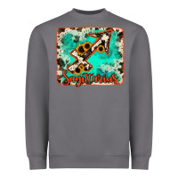 Storm Sagittarius turquoise cowhide Heavyweight Sweatshirt - RanaPortraitStore